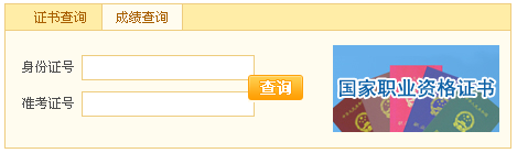 公共营养师成绩查询