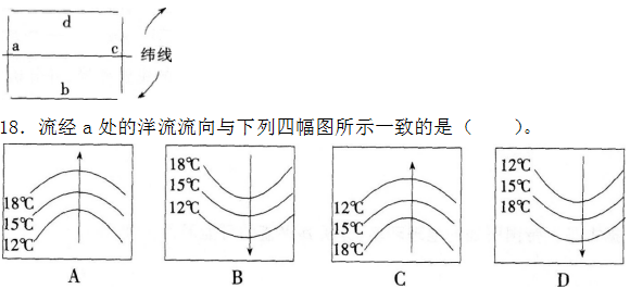 2016年下半年教师资格证考试试题及答案二——地理学科知识与教学能力(初级中学)